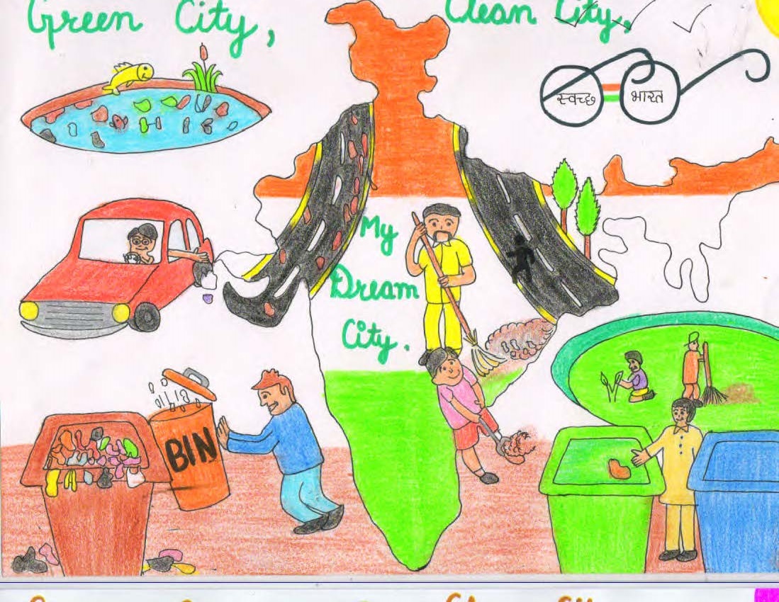 Discover 134+ clean and green environment drawing - seven.edu.vn